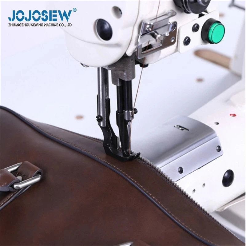 JS 1341DE  big shuttle big mouth high-end car wavy line flat wax line handmade leather vegetable tanned leather sewing machine