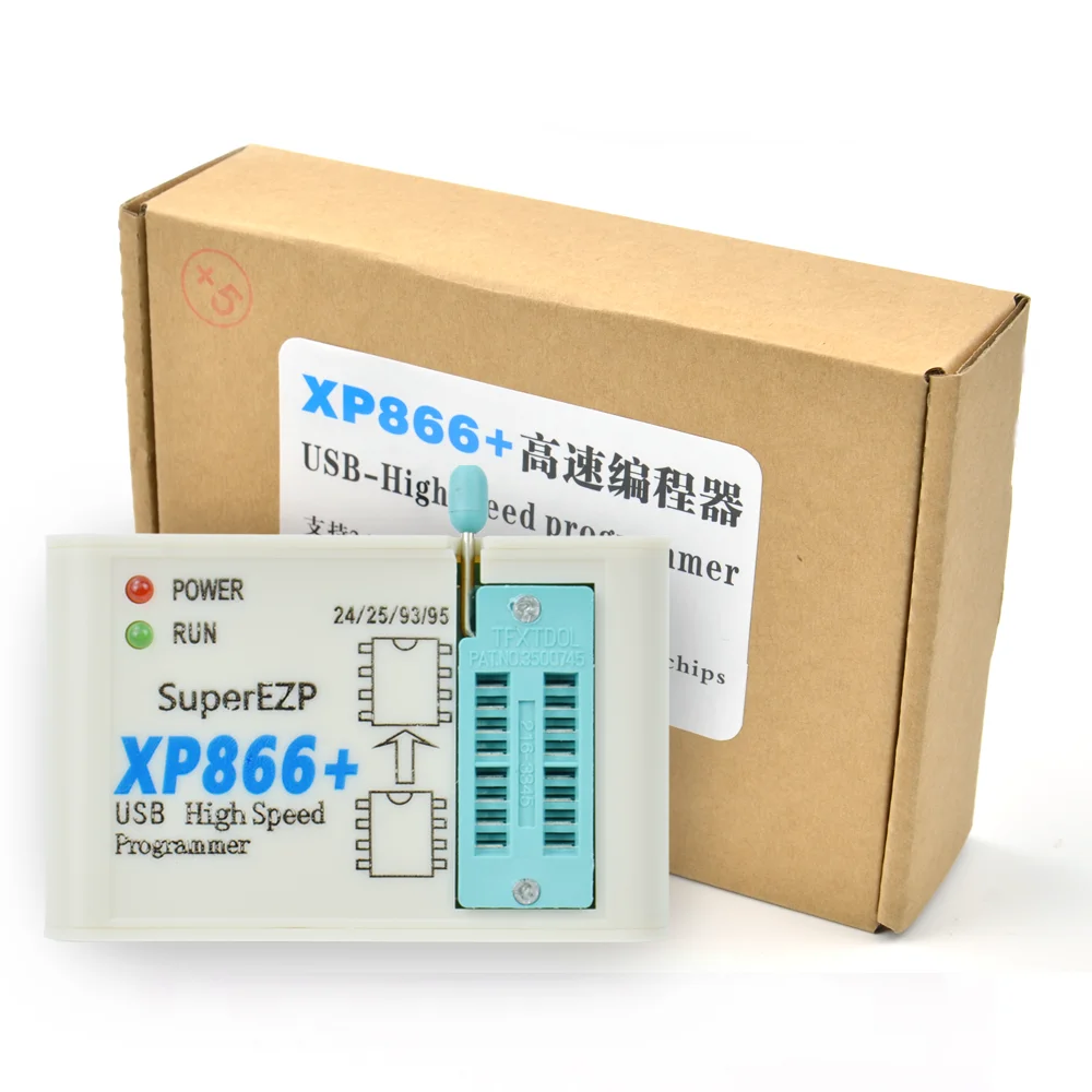 XP866 USB SPI Programmer +2 Standard Adapter Support 24 25 93 95 EEPROM Flash Bios Newest of EZP2019 EZP2023 Faster Speed