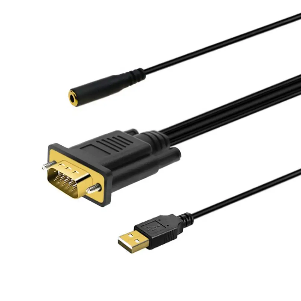 Bluelans 1/1.5/2M 1080P HDMI-compatible to VGA Female Cable Adapter Converter for PC Laptop Monitor