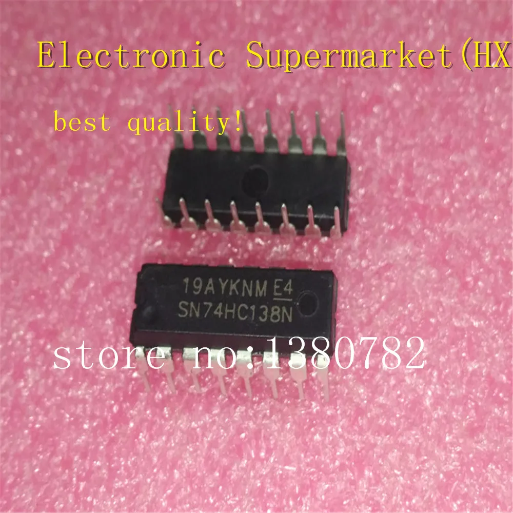 

Free Shipping 100pcs/lots 74HC138N SN74HC138N 74HC138 DIP-14 New original IC In stock!