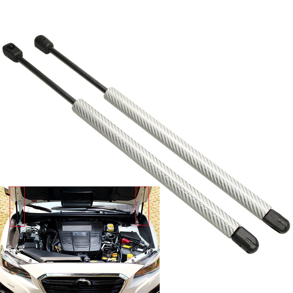 carbon fiber for Subaru Levorg 2014-2019 2PCS front hood bonnet Auto Gas Spring Struts Prop Lift Support