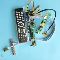 Kit for LP154W01 1280x800 Screen Audio remote LED 30pin AV 1 lamps USB Controller Board monitor Panel Display TV VGA HDMI 15.4