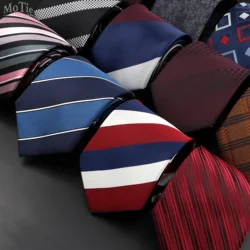 New Men's Jacquard Striped 8cm Tie Classic Paisley Plaid Necktie For Business Wedding Party Suit Shirt Daily Wear Accessory Gift