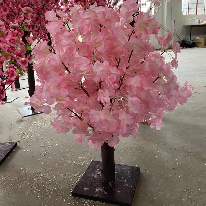 Hot Sale Artificial Cherry Flowers Tree Simulation Fake Peach Wishing Trees Art Ornaments and Wedding Centerpieces Decorations