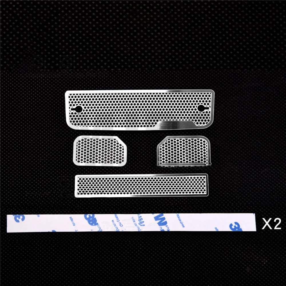 Stainless Steel Mesh Grille Intake Grille Cover For 1/10 TRAXXAS TRX-6 88096-4 G63 TRX-4 G500 RC Crawler Car Accessories