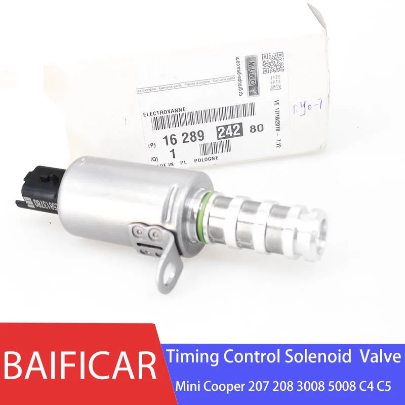 Baificar Brand Genuine Variable Timing Control Valve Solenoid VVT 1628924280 For Mini Cooper Peugoet 207 208 3008 Citroen C4 C5