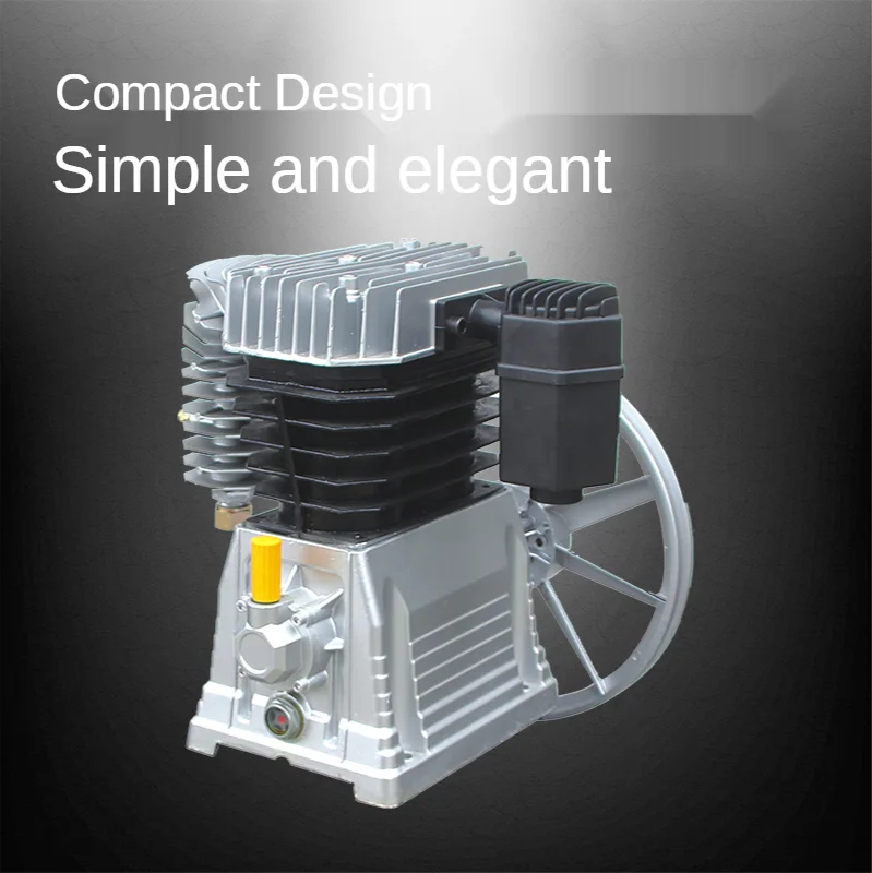3kw/4kw Conjoined 2 Xi Lanh Bơm 115PSI Tiếng Ồn Thấp Nhà Cải Tiến Sơn Phun Đầu Nhôm Công Nghiệp Máy Bơm Không Khí
