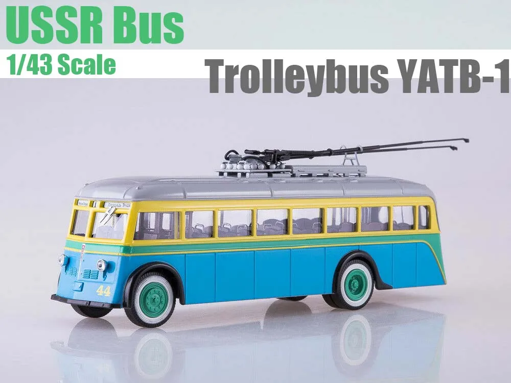 New EAC 1:43 Scale YATB-1 USSR BUS Trolleybus By Editions Collections Diecast model for Collection