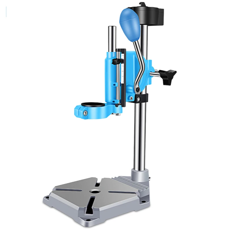 

MultifunctionDrill Press Stand bench for Electric power Drill iron base Workbench Clamp for Drilling Collet 38 43mm 90 degrees