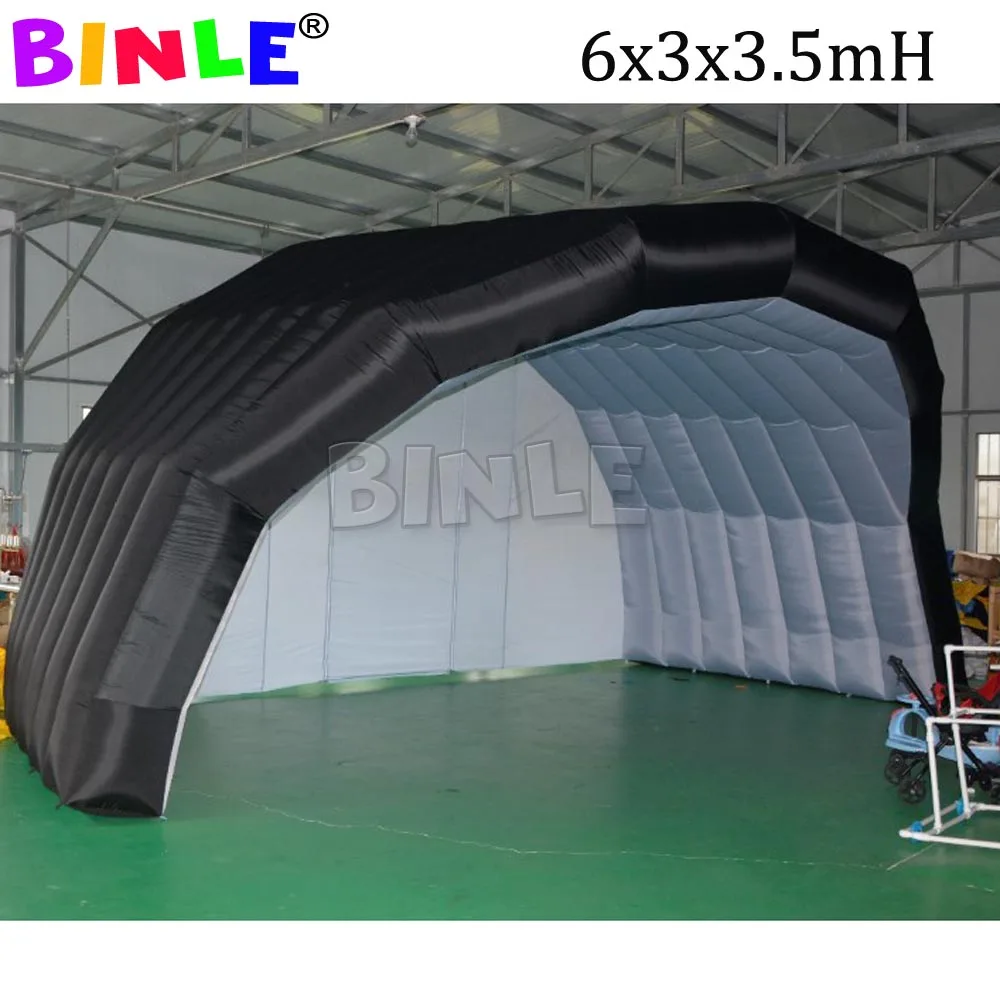 High Quality 7x5x5m/24x16x16ft Outdoor Midium Size Inflatable Stage Cover,Blow Up Giant Marquee Tent For Performance