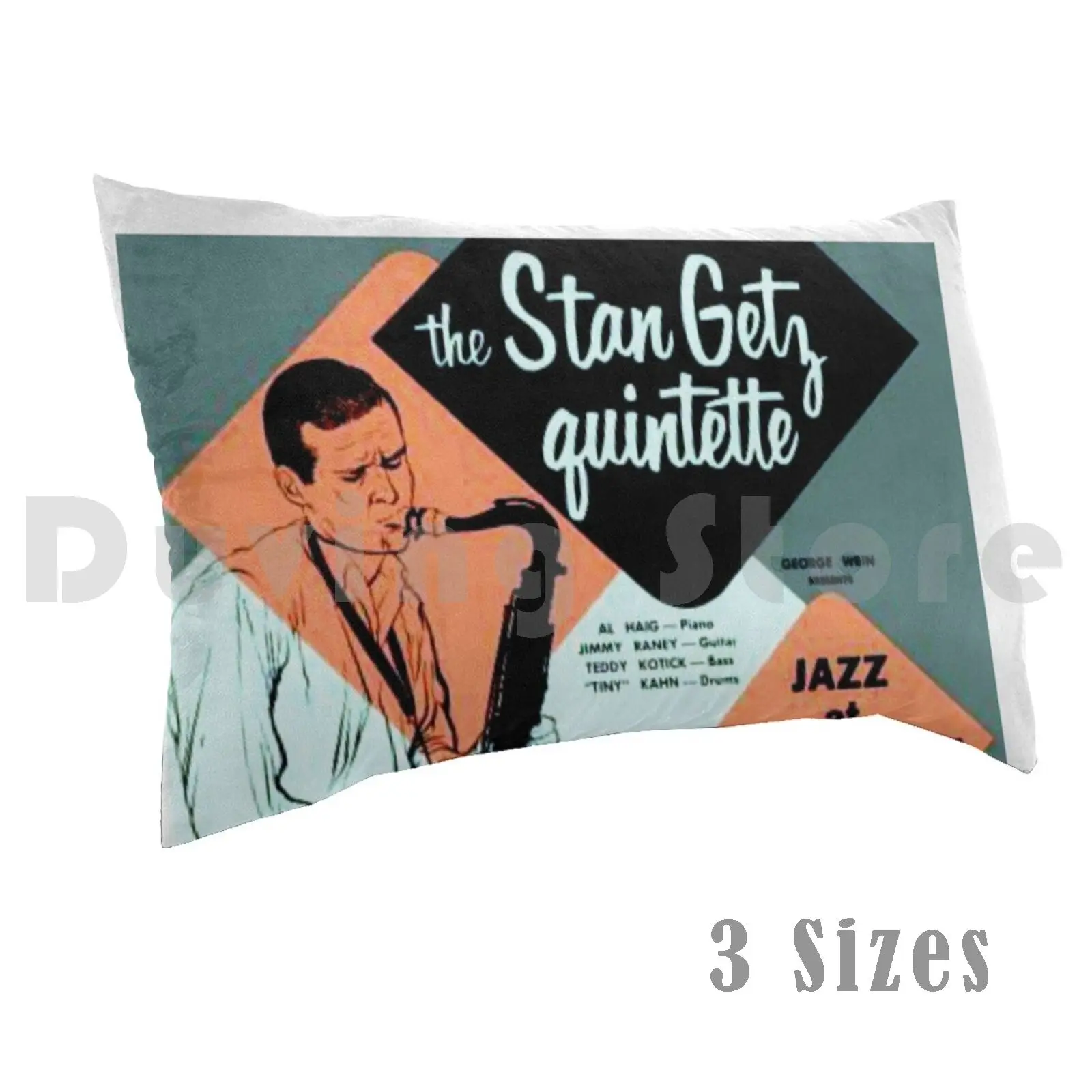 Stan Getz Pillow Case 20*30 Inch Jazz Vinyl Vintage West Coast Cool Jazz Cool L P Saxophone