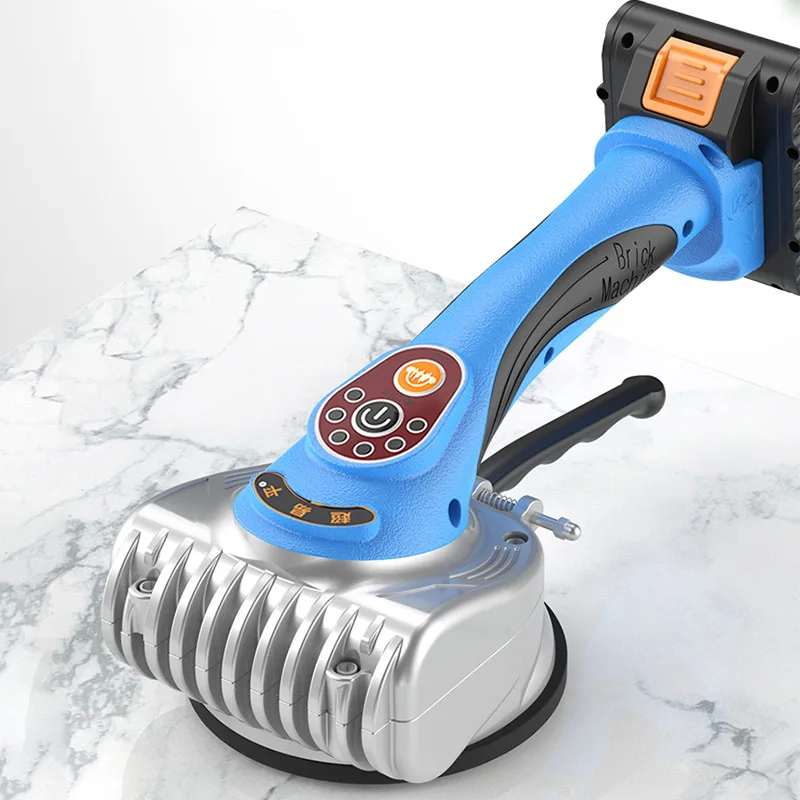 High Power Electric Tile Vibrator Leveling Machine Bricklayer Ceramic Tile Suction Cup  Wireless Tile Floor Laying Tool