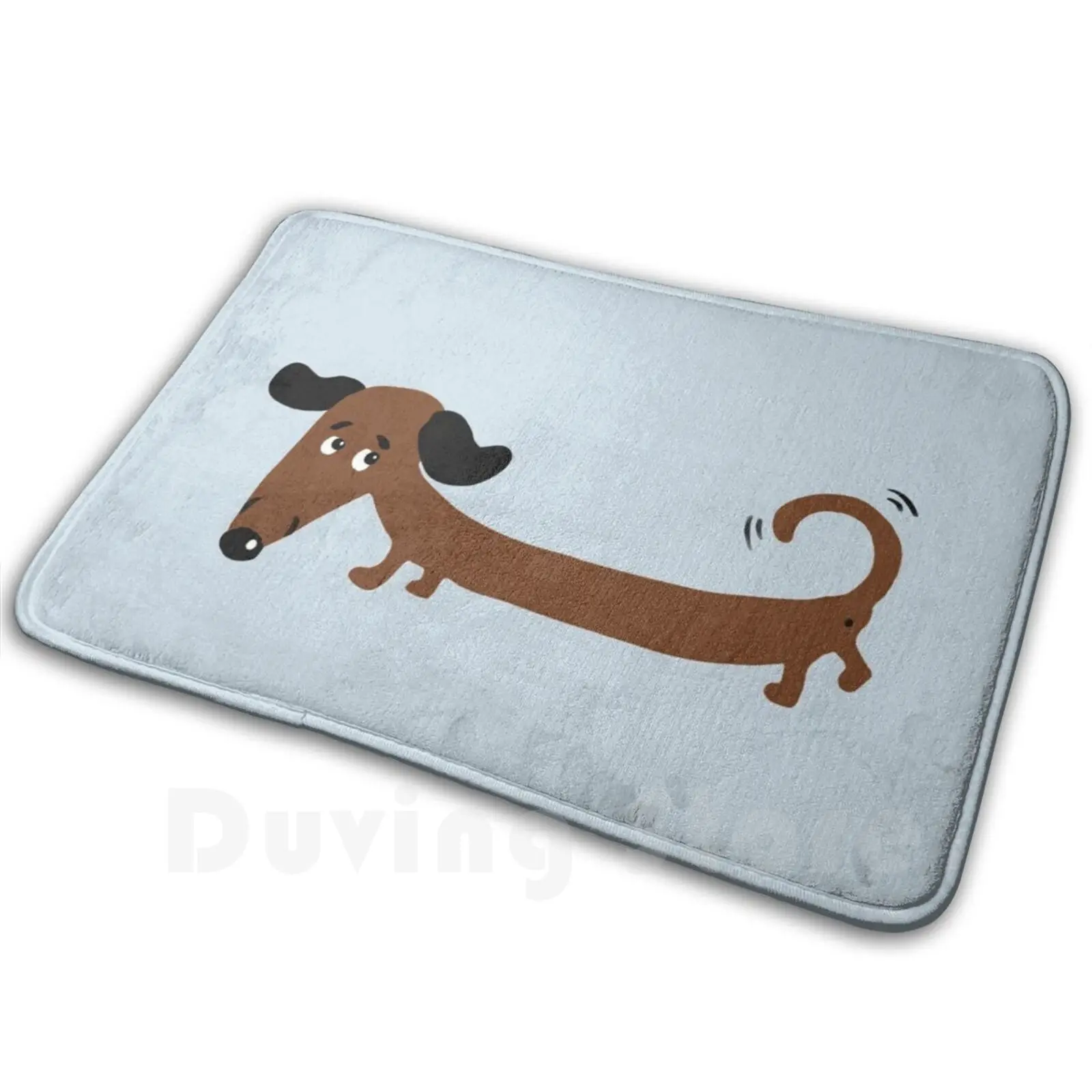 Wiener Dog Cute And Lovely Carpet Mat Rug Cushion Soft Dachshund Wire Haired Dachshund Dog Puppy Dog Animal Children