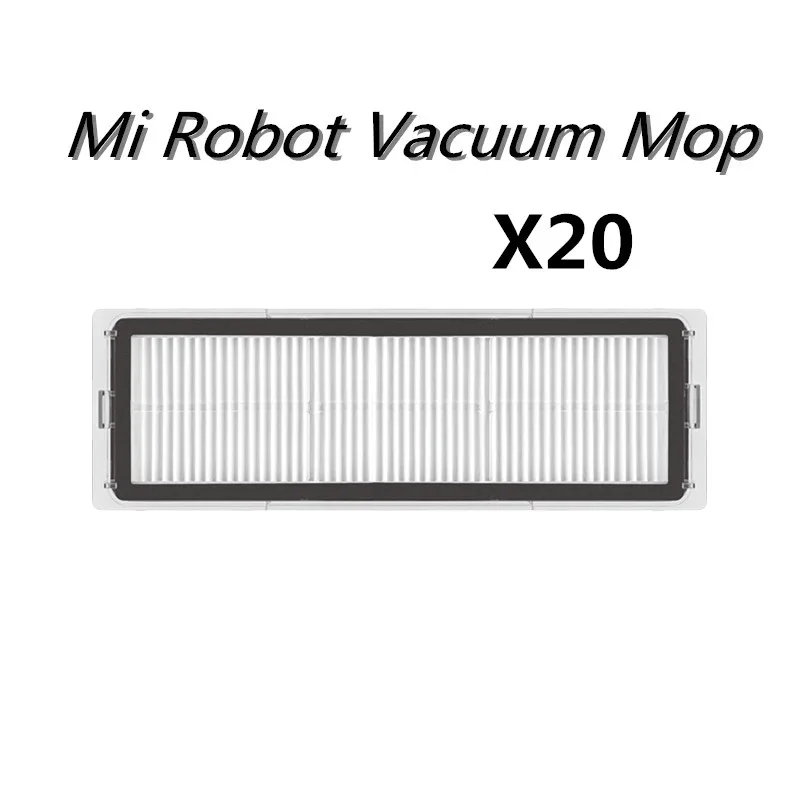 

20PCS Washable Accessories Filter For Mi Robot Vacuum mop 1c STYTJ01ZHM Robot Vacuum Cleaner Parts Kits