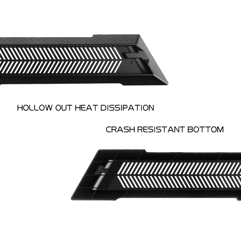 Data Frog-soporte Vertical negro para consola PS4 Slim, Ventilación de refrigeración integrada para Sony PlayStation4 Slim, soporte de montaje en base