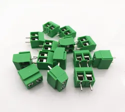 Gratis Verzending Groothandel 50 Stks/partij T3-LOCK180D 5.0 Connector KF126 DG126 300V 10A Koper Meterial Groen Blauw Sluit FS126