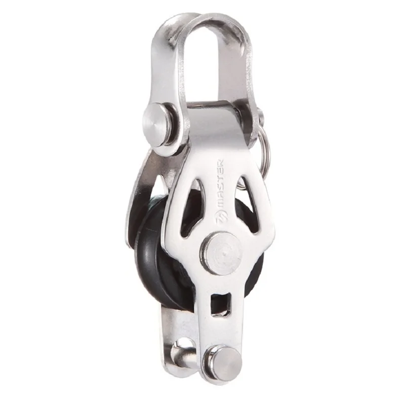 Sailboat Dinghy 22mm 7/8 Inch Single Shackle Becket Block Small Boat Block Master SB-2228F