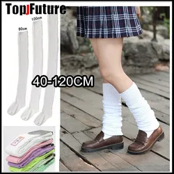 lots colours Women Slouch Socks Loose Boots Stockings Japan high School Girl Uniform Cosplay accessories Leg Warmers