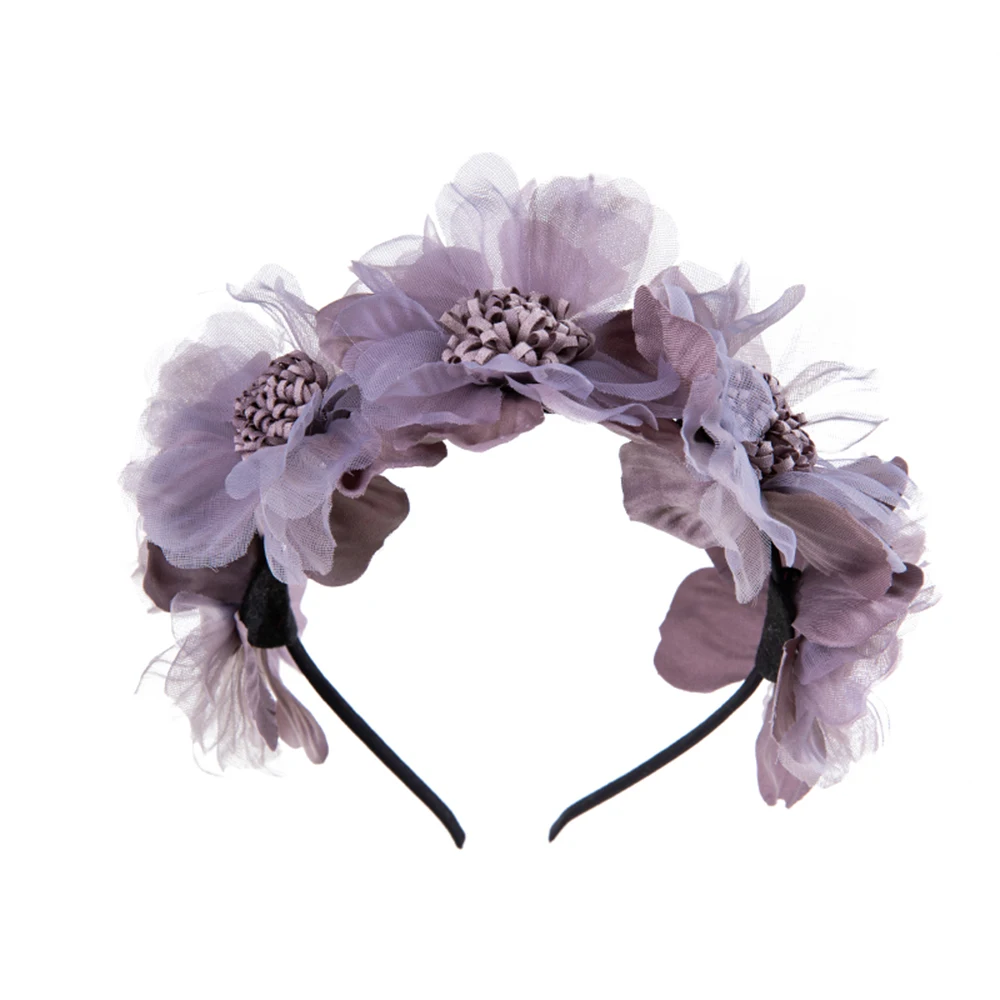 1 PC Fabric Flower Hairbands Baby Princess Hair Hoops Headdress Cute Children Hairpin Hair Clips for Girls Kids Hair Accessories