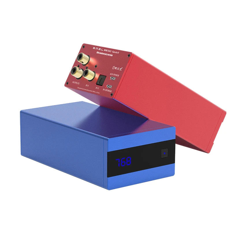 Nieuwe Versie Smsl Sanskriet 10th SK10 Mkii Hifi Audio Dac Decoder AK4493 DSD512 Ondersteuning Otg Afstandsbediening