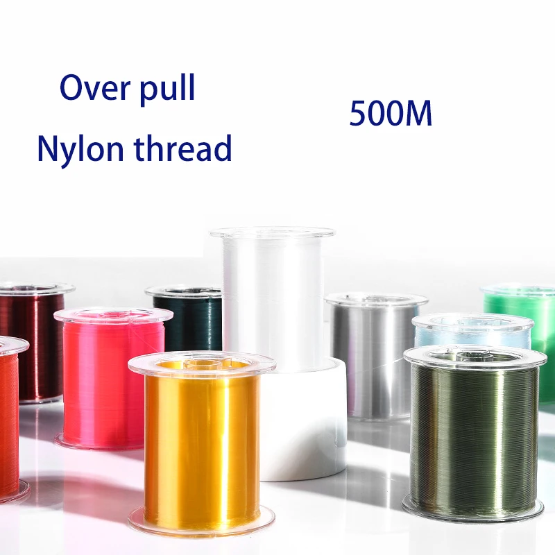 

500m Fishing Line Sea Fishing Rod Line Luya Nylon Line Main Sub-Line fly line japan fishing braid line Ocean Boat Fishing Lake