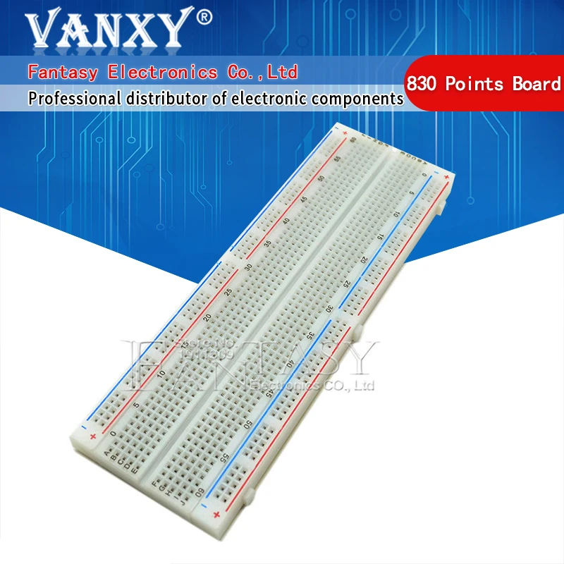 Breadboard 400 830 Point Solderless PCB Bread Board MB-102 MB102 Test Develop DIY