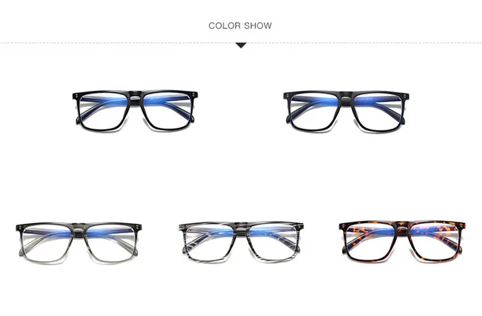 Blaulichtblockierende quadratische Myopie-Brille, fertig, Unisex, Retro, schwarzer Rahmen, verschreibungspflichtige Brille für Studenten, 0–0,5–0,75 bis –6,0 – Detail 6