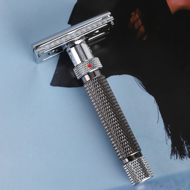 Yaqi Adjustable The Final Cut Chrome And Gunmetal Color Safety Razor for Men