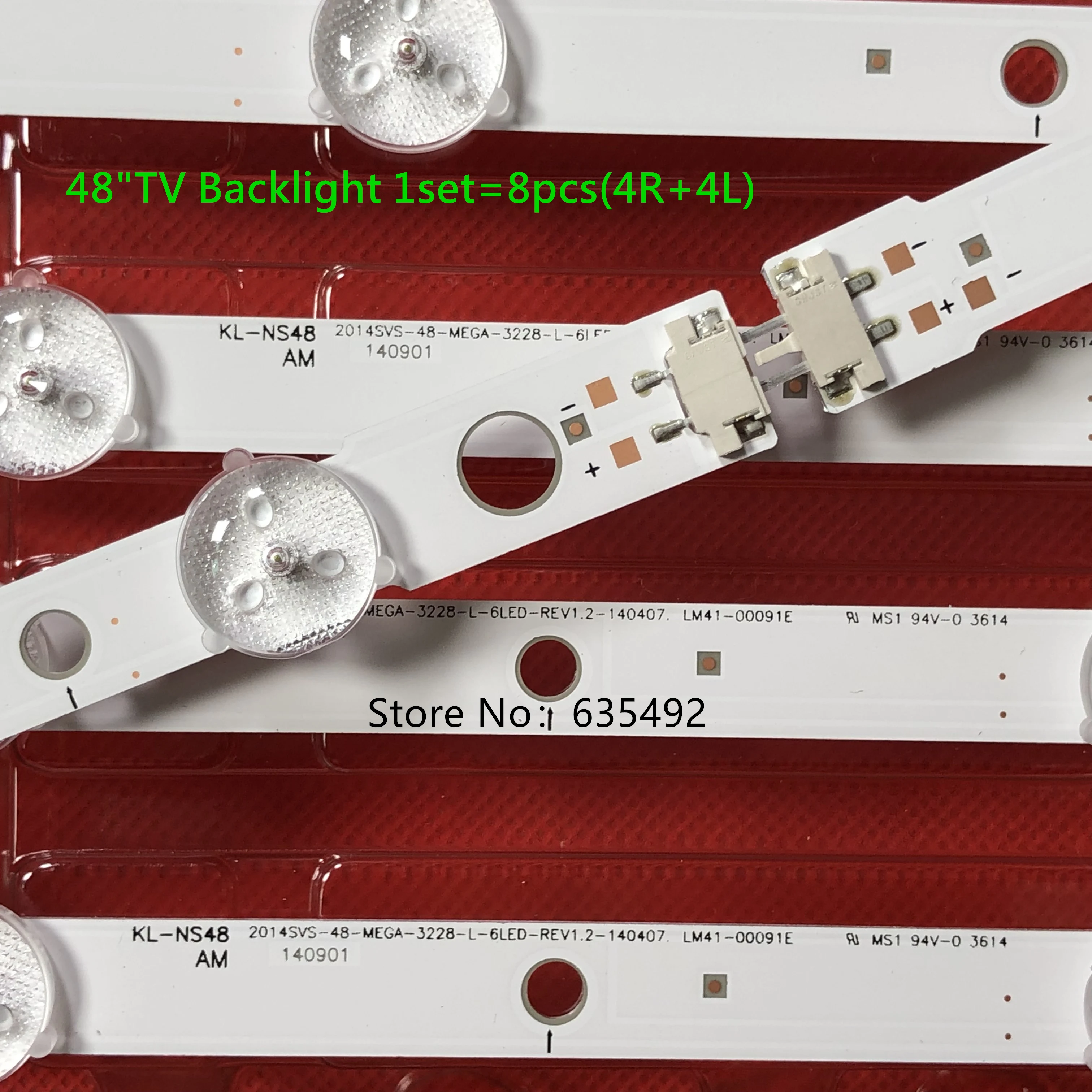 LED strip 2014SVS48 DMGE-480SMA-R6 DMGE-480SMB-R6 LM41-00090Z LM41-00091E BN96-32769A BN96-32770A UN48J5200 UN48H4203 UE48H5003