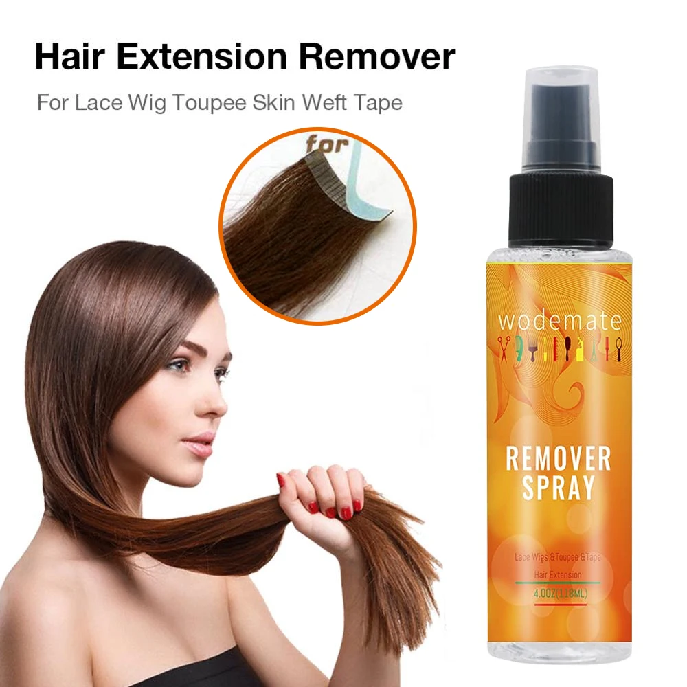 Wodemate-removedor de pegamento de encaje, adhesivo de acción rápida, Spray para cinta de extensión de pelo de peluca, tupé Frontal, venta al por mayor