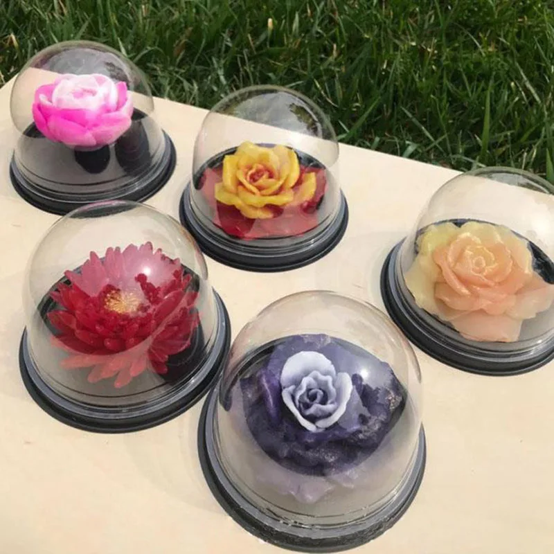 50sets/25sets Clear Plastic Wedding Cupcake Boxes for Bridal Shower Christmas Party Gift Boxes Cake Dome Packaging Favors Boxes