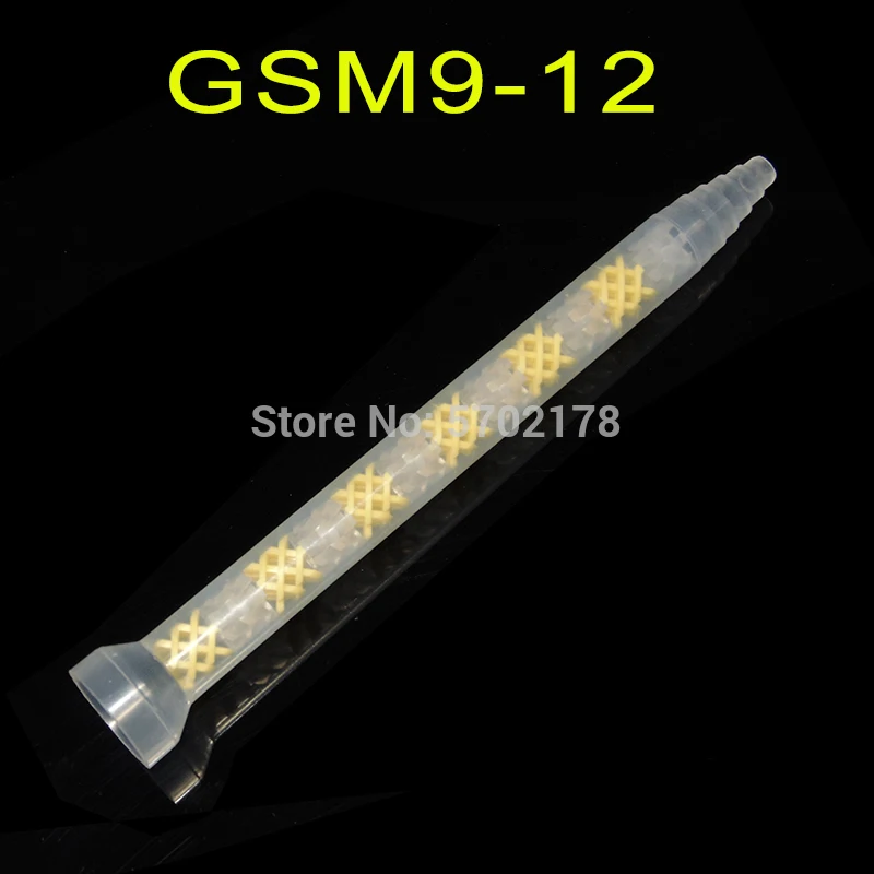 

50pcs GSM9-12 AB glue static mixing tube epoxy resin adhesive mixing nozzle glue filling machine mixing tip