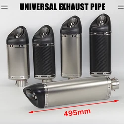 Universal Carbon Fiber Exhaust Muffler Motorcycle Escape DB Killer for KTM 690 For gsr 600 750 z800 z900 tmax 530 xj6