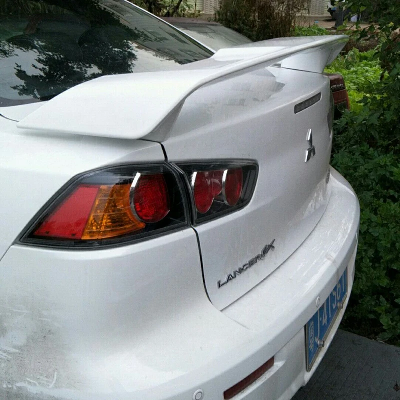 For LANCER EX Spoiler High Quality ABS Material Car Rear Wing Primer Color Rear Spoiler For Mitsubishi LANCER Spoiler 2010-2016 view 2