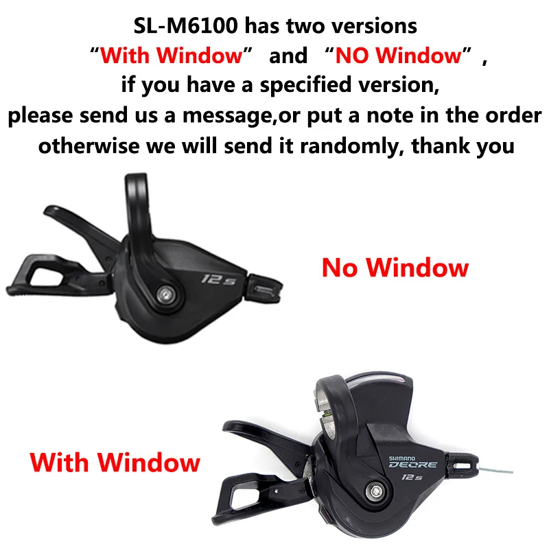 SHIMANO DEORE M6100 Groupset 12s MTB Mountain Bike 12v Shift lever