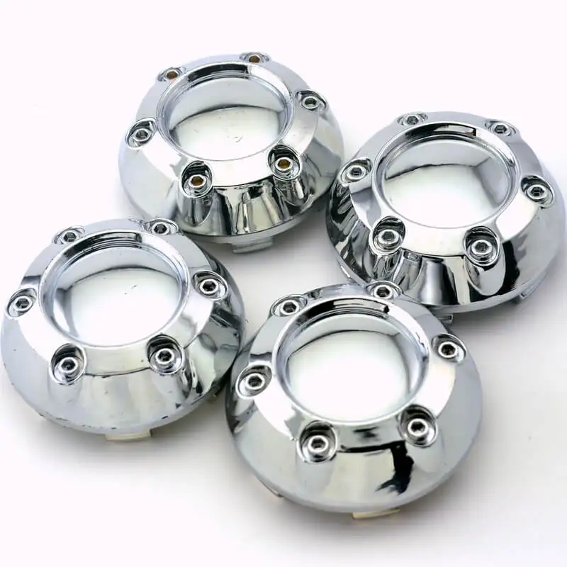 4pcs 67mm Wheel Center Caps For Car Rim Alloy Hub Cover Styling Refits Chrome ABS Plastic Auto Hubcap Accessories