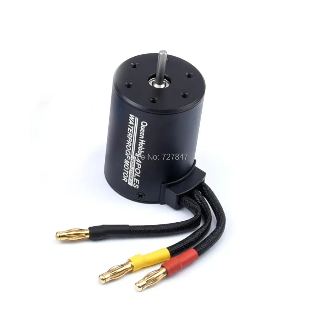 3650 2300KV / 3100KV / 3900KV / 4300KV / 5200KV Brushless Motor & 45A 60A 80A 120A ESC Combo for 1:10 RC Car Boat Part