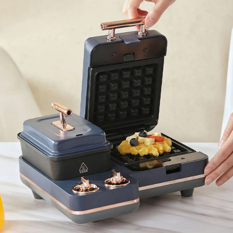 Multi-Function Breakfast Machine Sandwich Light Food Machine Small Household Waffle Maker Toast Baking Machine Sandwich Maker