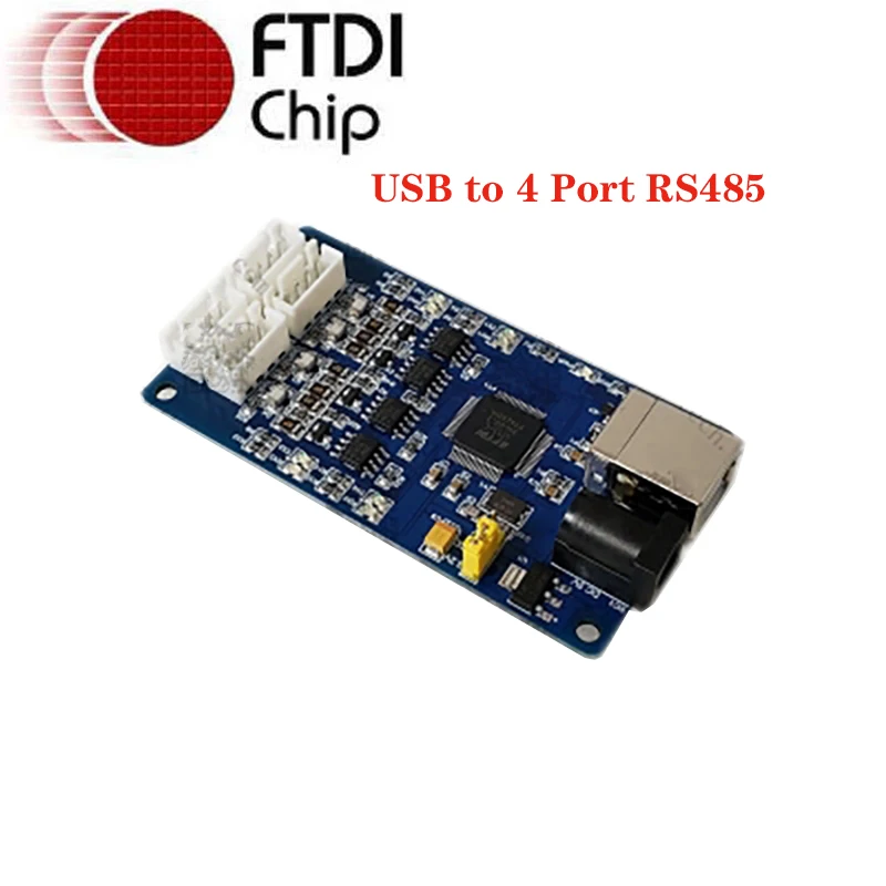 Imagem -03 - Usb para Módulo de Nível Uart de Canais 3.3v 2v v 1.8v v Ttl Rs232 Serial Adaptador Rs485 Conversor com Ftdi Ft4232hl