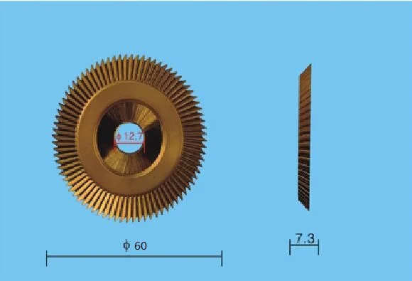 

60mm 7.3mm 12.7mm Key Cutting Blade Wheel For Key Cutter Machine Parts