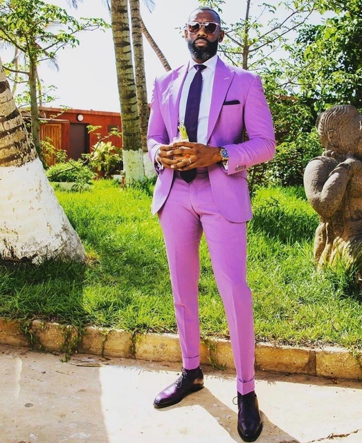 Men Purple Blazers intusive Wedding