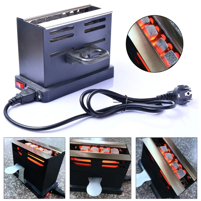 Portable Mini Charcoal Stove 800W Electric Burner Hotplate Furnace Home Kitchen Dorm RV Travel Cooking Appliances