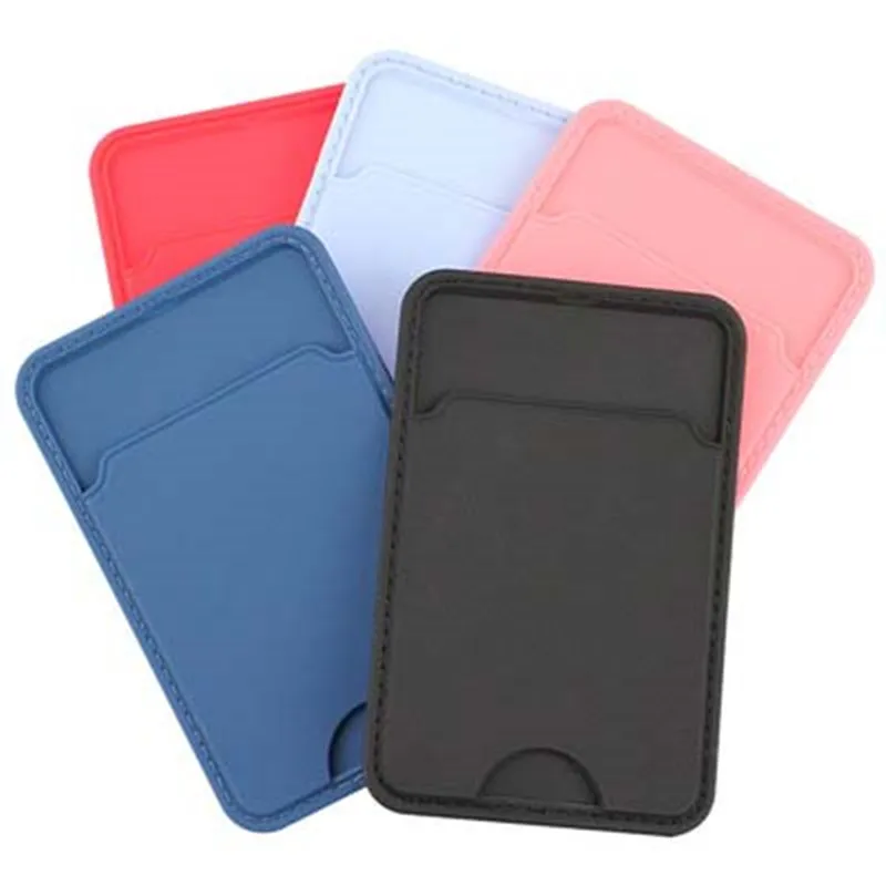 Hot Selling Mobile Phone Silicone Mobile Phone Back Paste Card Holder Set Bus Access Control ID Bank Card Paste In Bags