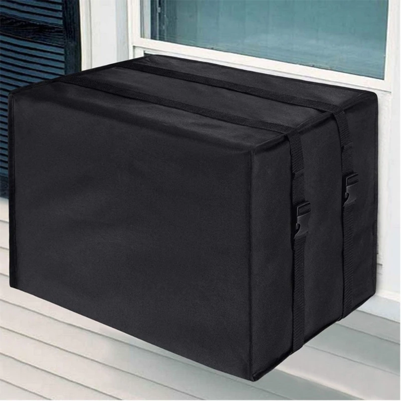 

Outdoor Air Conditioner Protective Cover Waterproof Dustproof Cover with Adjustable Buckle Strap for Home Air Conditioner Outsid