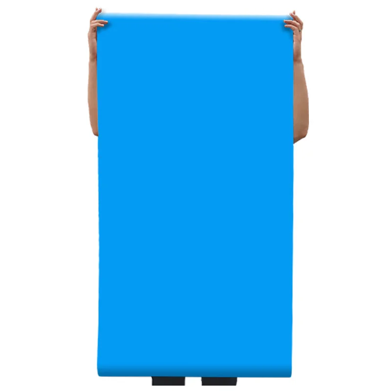 Papel tapiz de fondo liso para sala de estar y dormitorio, papel tapiz moderno sencillo de estilo mediterráneo marino para habitación de niños, color azul