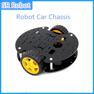 Intelligent Robot Car Chassis Vehicle Obstacle Avoidance Tracking Robotic Model With Velocity Detecting For Arduino DIY Rc Toy