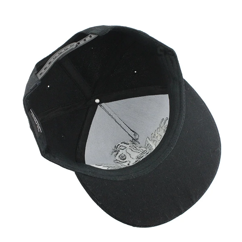 High [FLB] Brand Quality Snapback Cap Embroidery Flat Brim Baseball Cap Cotton Youth Hip Hop Cap And Hats For Men Women F137