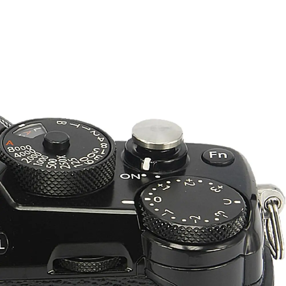 Haoge-Botón de liberación del obturador de la Cámara, accesorio para Fuji Fujifilm X-Pro1 /X-Pro2 / X-PRO3/X100 / X100T / X100S / X100F /X100V/STX-2, Plata