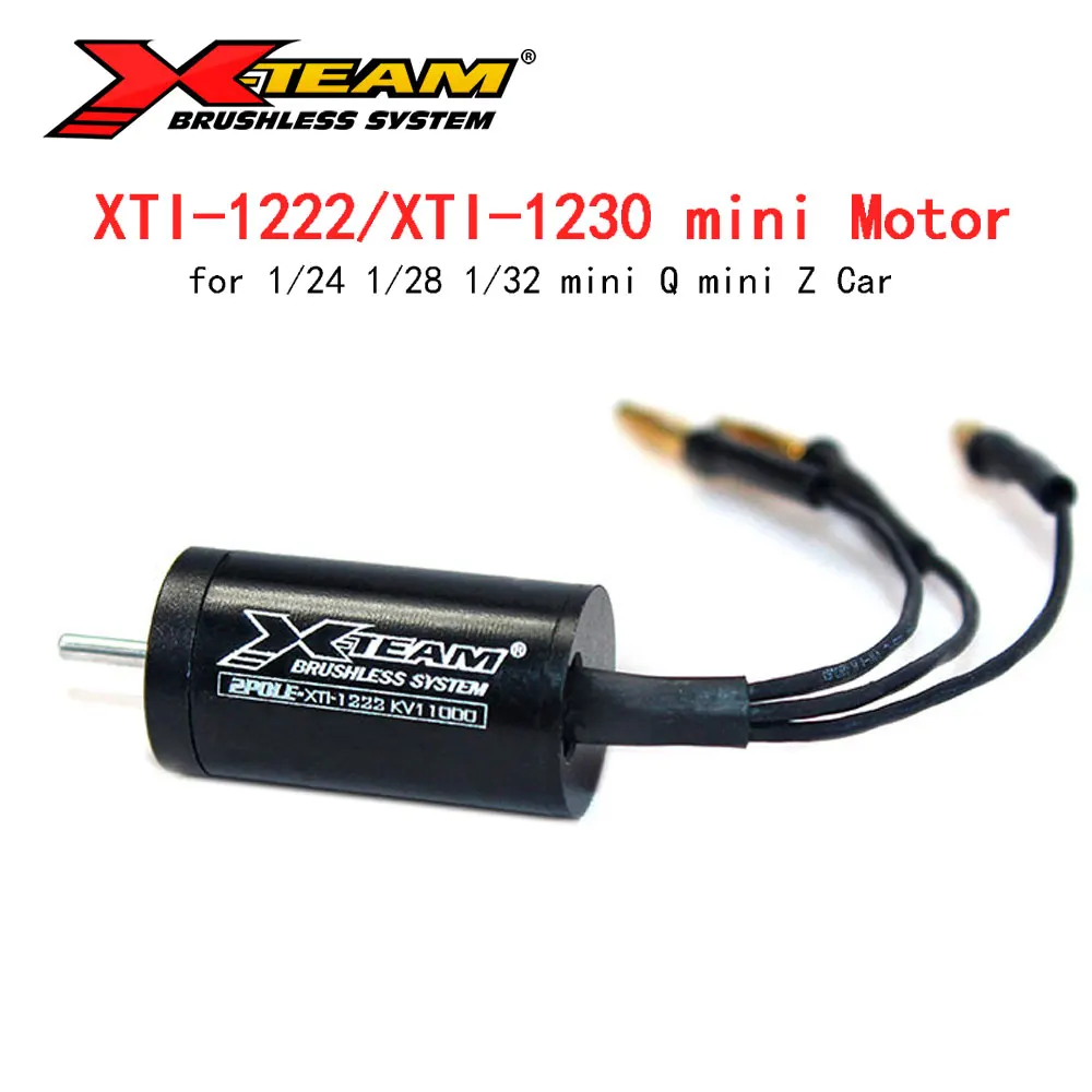 X-team Mini 1222 1230 4500KV 11000KV Brushless Motor 18A ESC for Mini-Z 1/24 1/26 1/32 1/36 Remote Control RC Car RC Parts