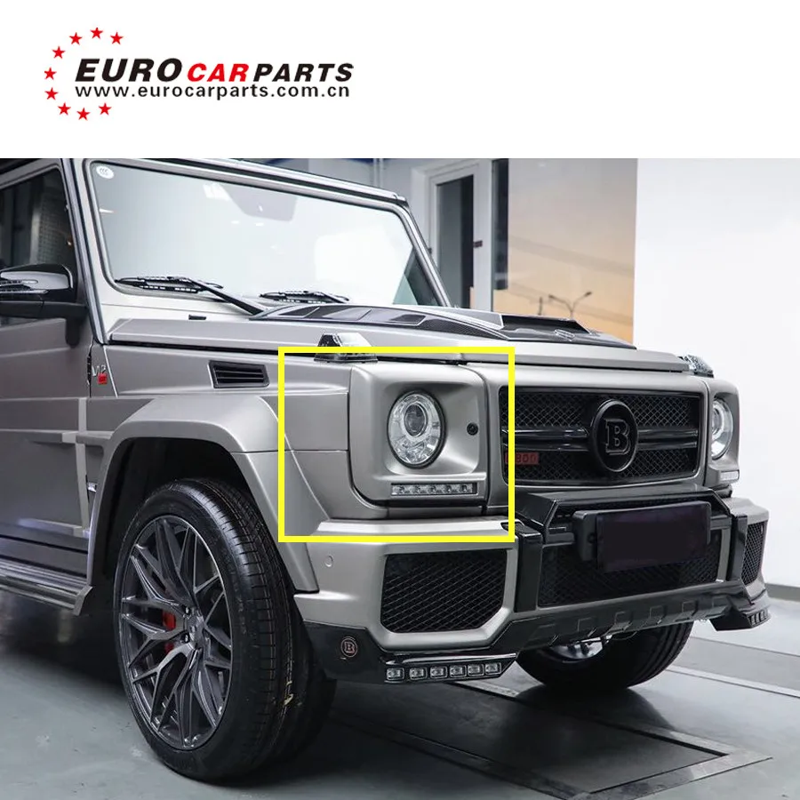 G class w463 G63 g65 G500 headlight cover with led lights LED DAY RUNNING LIGHTS  for w463 G63 G65 G500 4*4  led work light